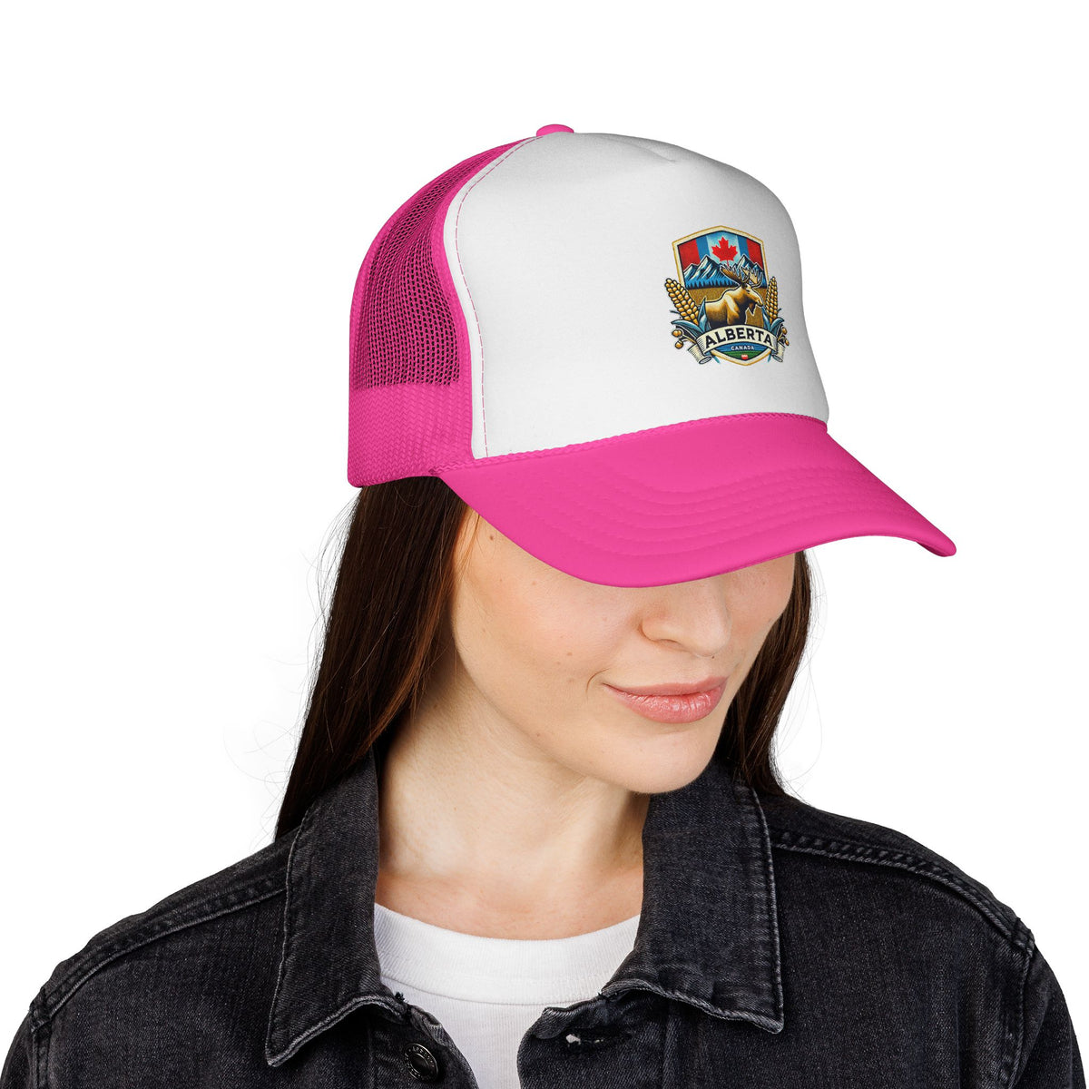 Alberta Trucker Cap | Vintage Style Snapback, Outdoorsy Gifts, Summer Essentials, Canadian Heritage, Road Trip Accessory