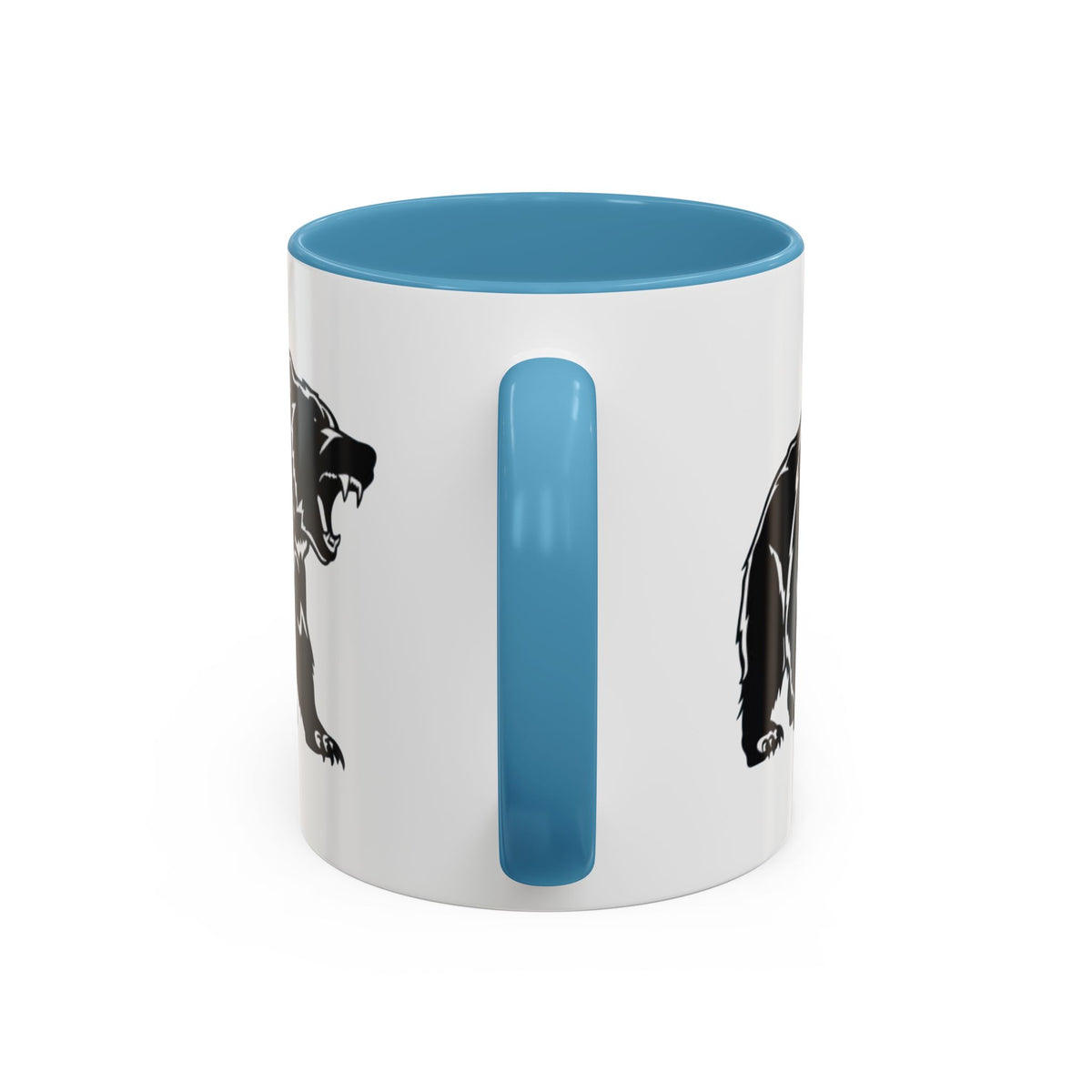 Roaring Bear Accent Coffee Mug - 11oz & 15oz - Perfect Gift for Wildlife Lovers