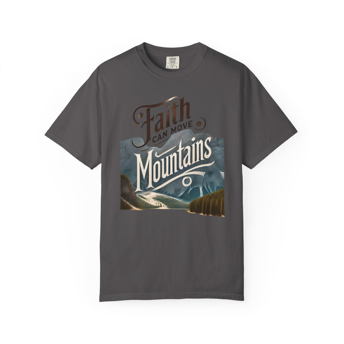 Faith-Inspired Unisex T-Shirt, Casual Tee, Inspirational Gift, Mountain Lovers, Relaxed Fit Wear, Everyday Comfort Shirt