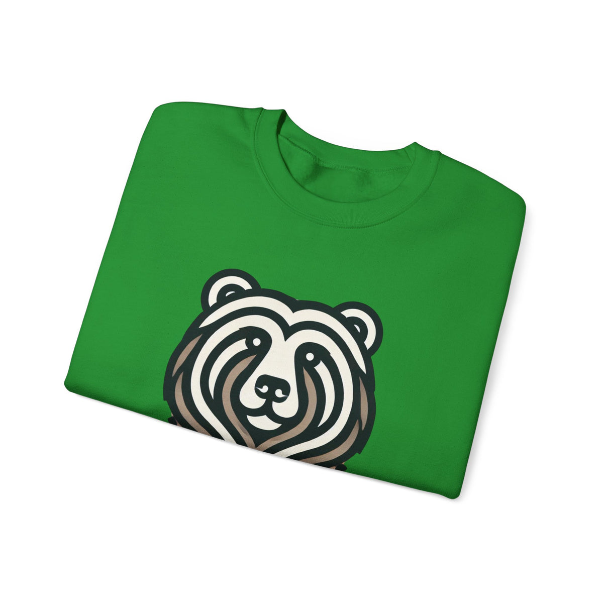 Bear Graphic Crewneck Sweatshirt | Cozy Unisex Pullover for Nature Lovers, Gift for Birthdays, Holidays, and Outdoor Adventures